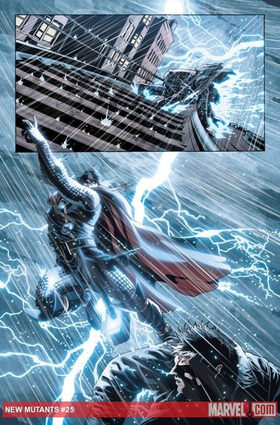 Download Thor Comic New Mutants Art