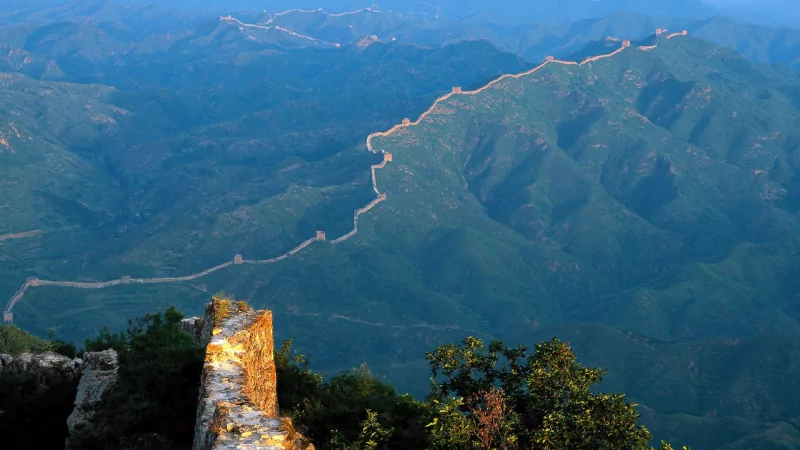 man made Great Wall of China Image