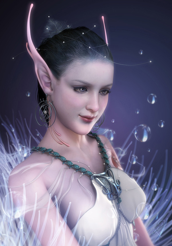 Fantasy Elf Art by Soa Lee