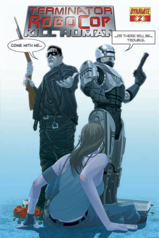 Comic terminator robocop Image