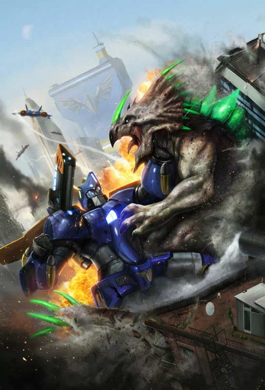  ROBOT VS DINO by Dan LuVisi(adonihs)