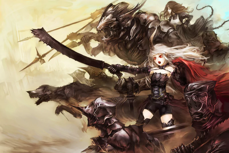 dawn of war Anime Pixiv Fantasia Image
