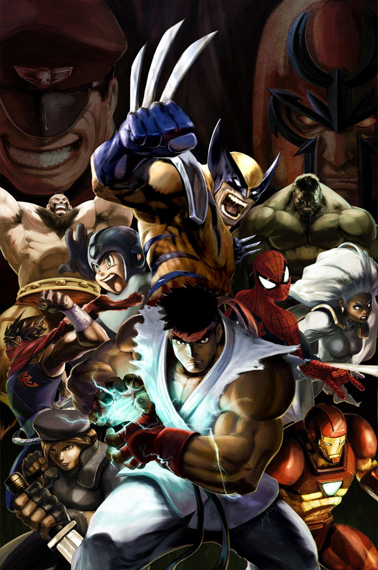 Poster Art 2 ~ Marvel Vs Capcom 2 by Joe Vriens