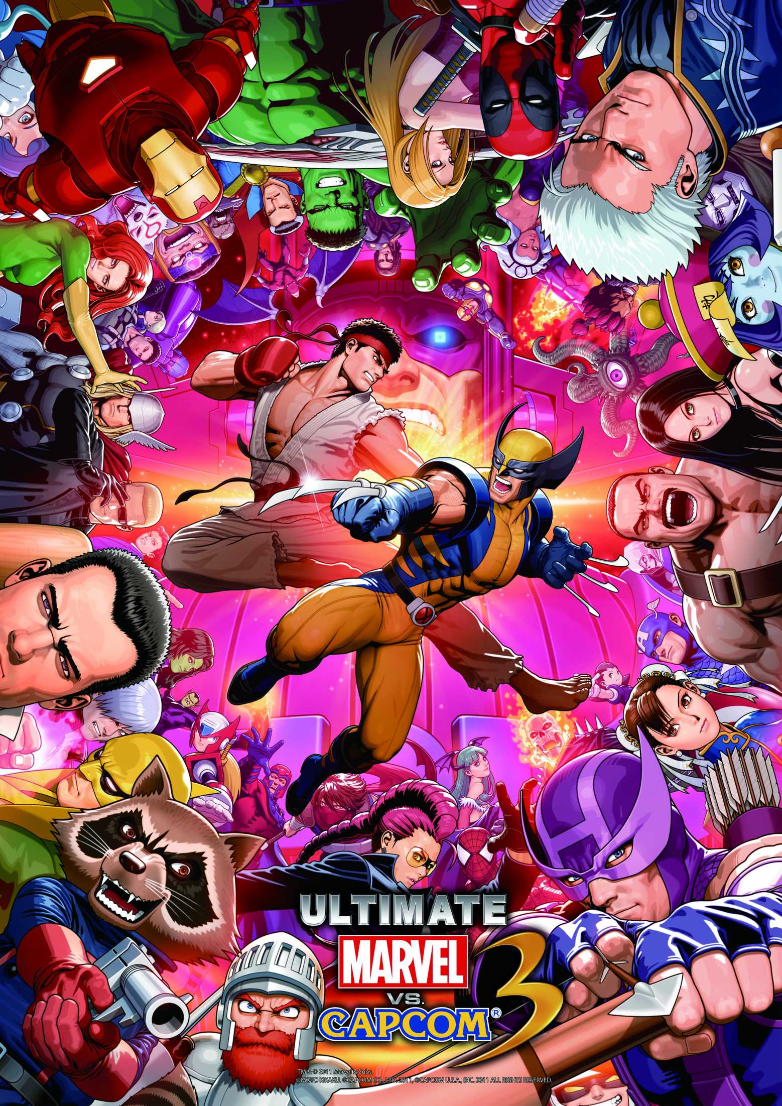 Poster Art 4 ~ Ultimate Marvel Vs Capcom 3 by Shinkiro