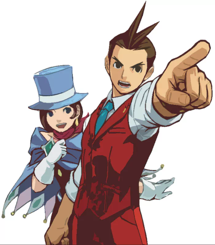  Trucy & Apollo 2 Cutout ~ Ace Attorney Apollo Justice by Tatsurou Iwamoto