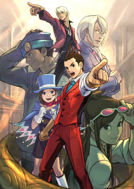  Poster Art ~ Ace Attorney Apollo Justice by Tatsurou Iwamoto