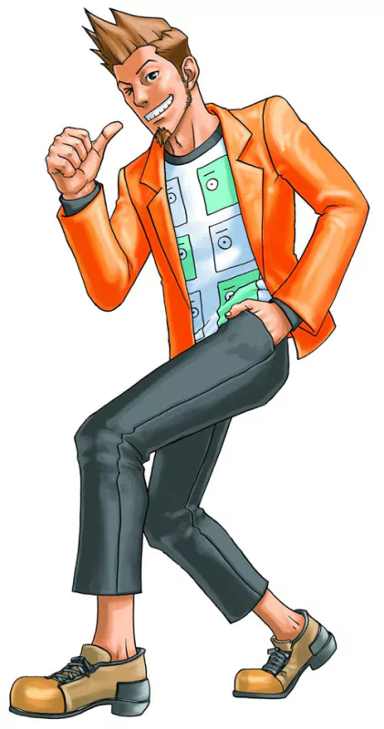  Larry Butz ~ Phoenix Wright Ace Attorney by Tatsurou Iwamoto