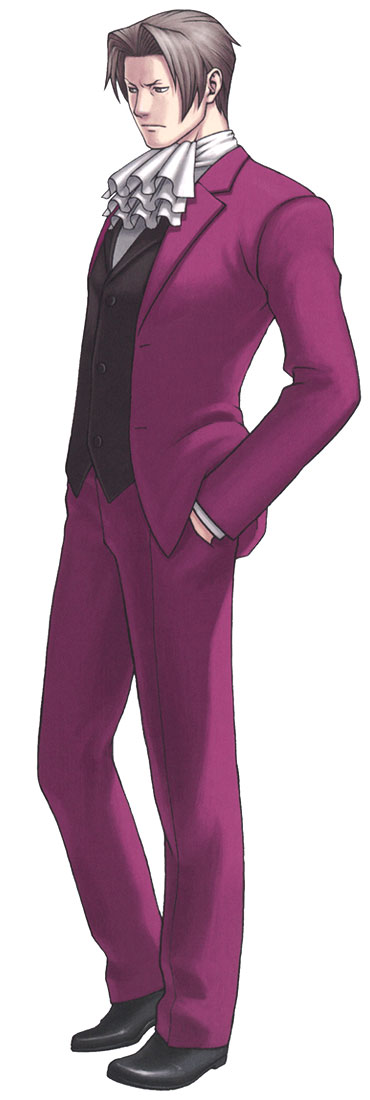 Miles Edgeworth ~ Ace Attorney Phoenix Wright Justice For All by Tatsurou Iwamoto