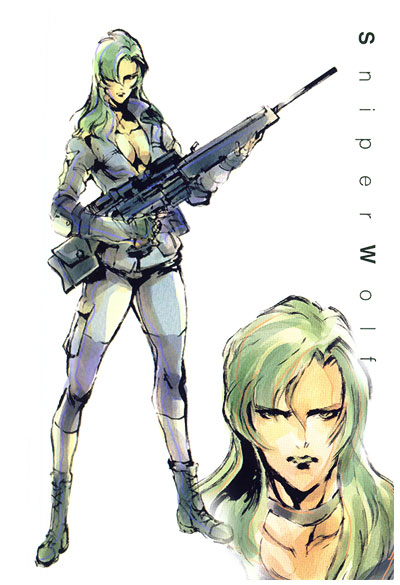 Sniper Wolf ~ Metal Gear Solid By Yoji Shinkawa