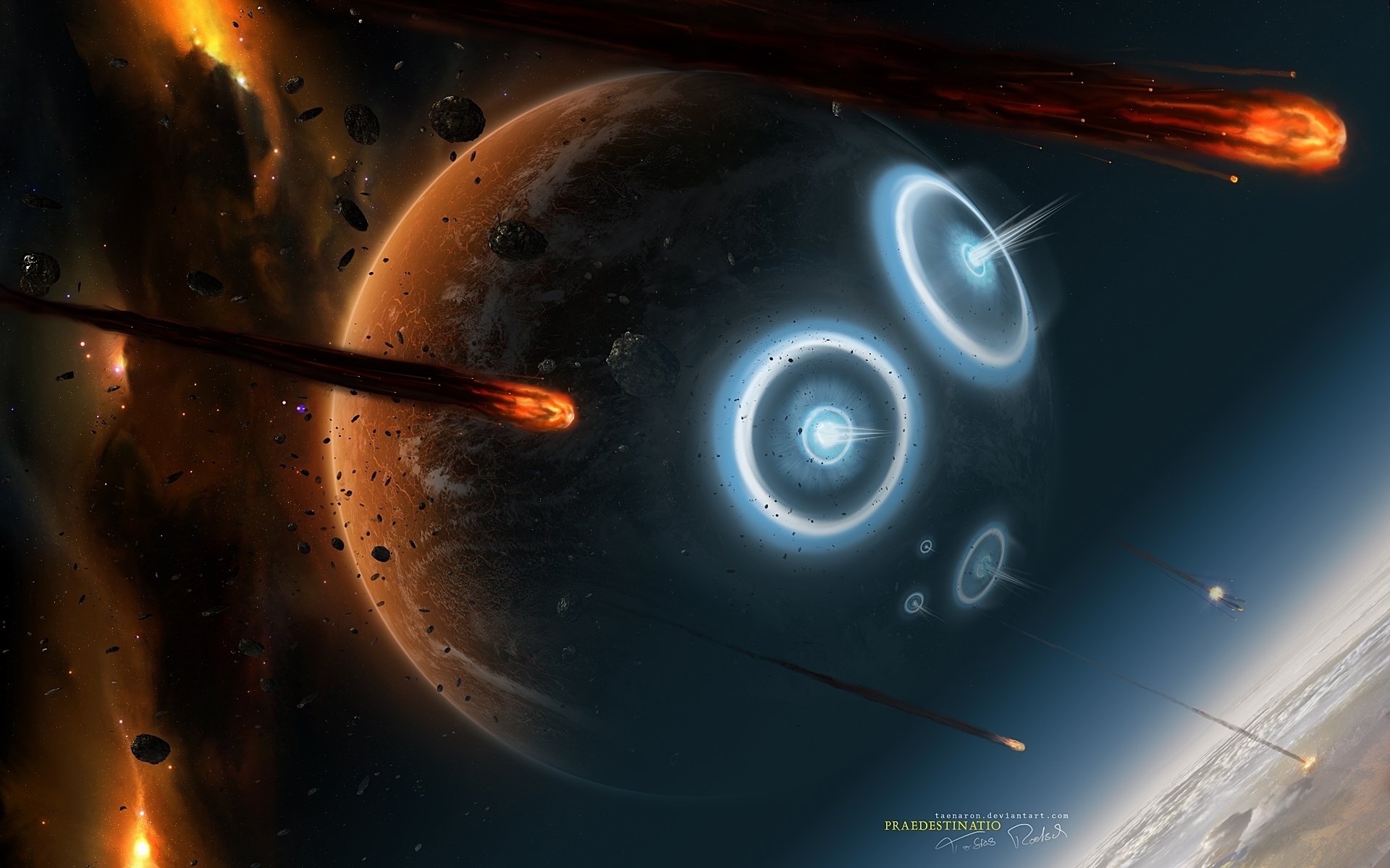 Download Sci Fi Collision Art