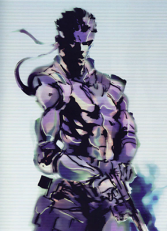  Solid Snake 5 ~ Metal Gear Solid by Yoji Shinkawa
