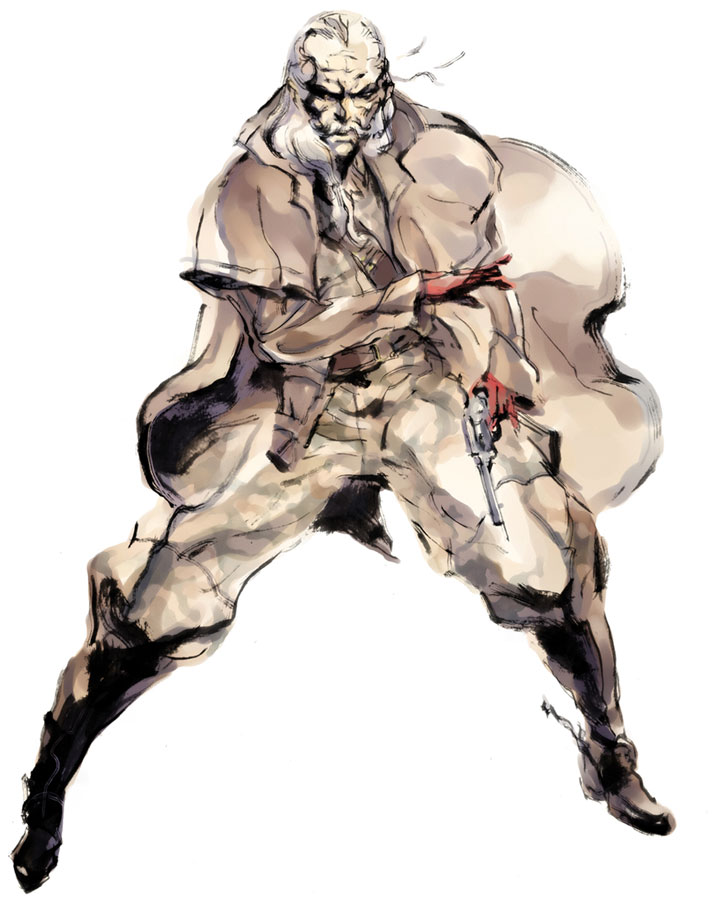 Revolver Ocelot ~ Metal Gear Solid 2 by Yoji Shinkawa