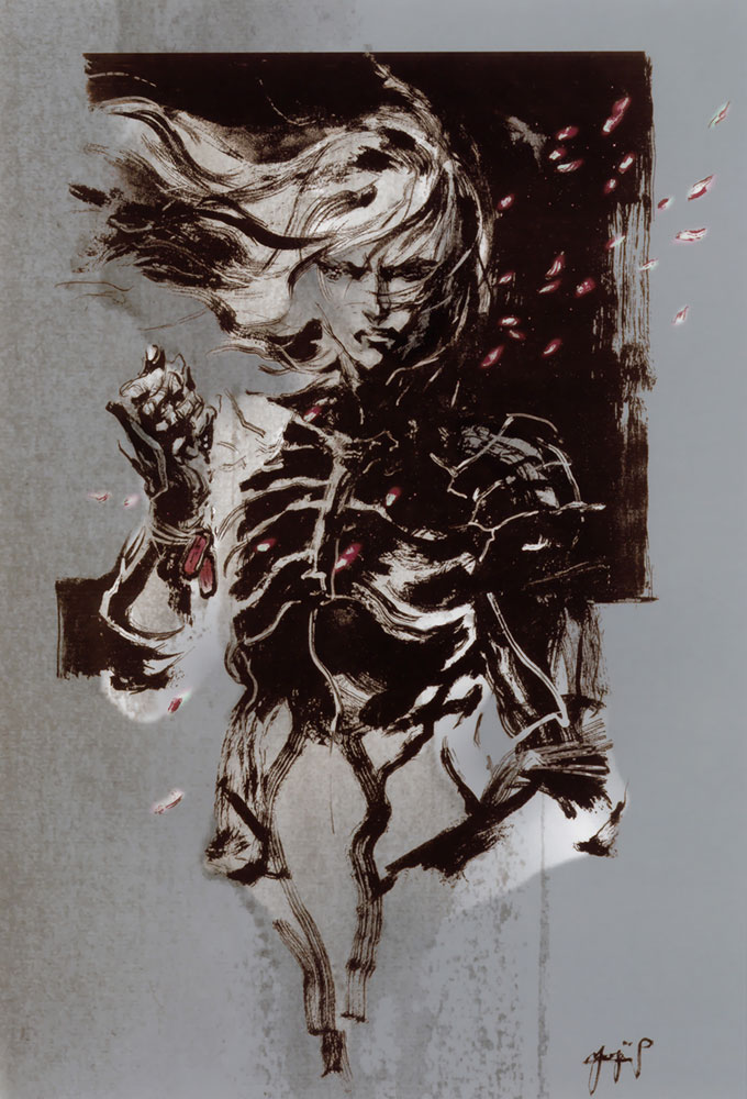 Raiden 5 Metal Gear Solid 2 by Yoji Shinkawa.