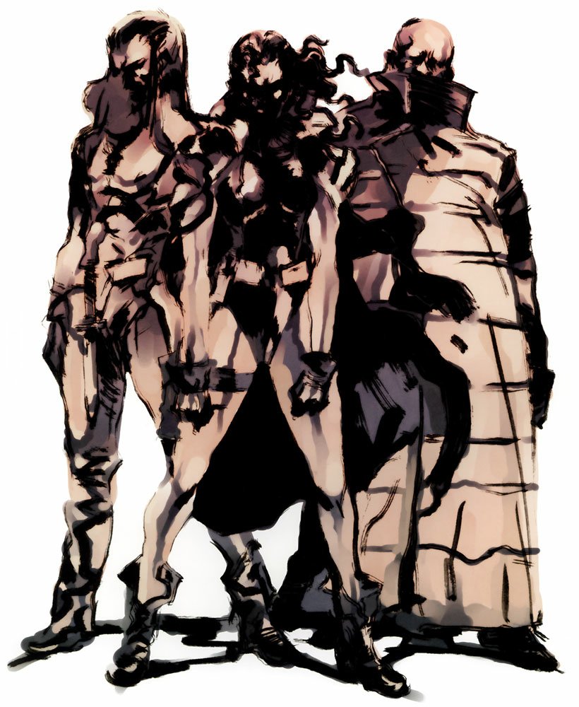 Antagonists ~ Metal Gear Solid 2 By Yoji Shinkawa