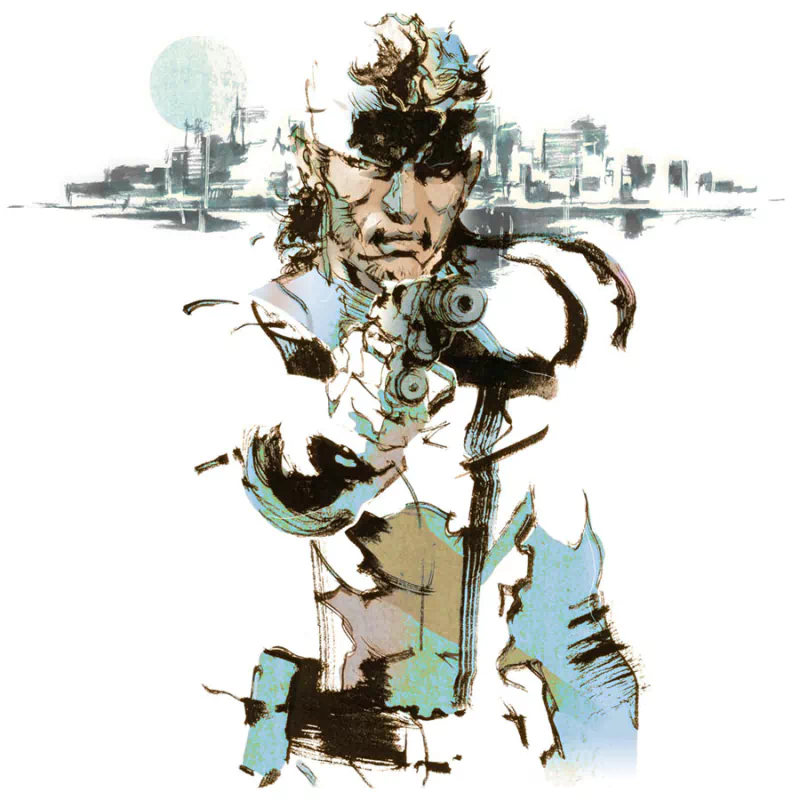  Solid Snake 8 ~ Metal Gear Solid 2 by Yoji Shinkawa