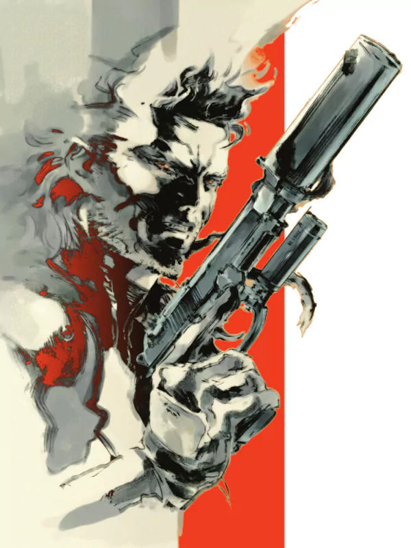  Box Art ~ Metal Gear Solid 2 by Yoji Shinkawa