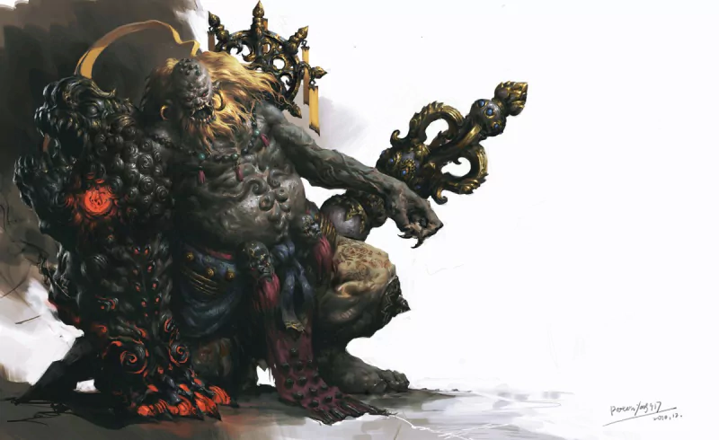  Yellow Haired Monster by Yang Qi