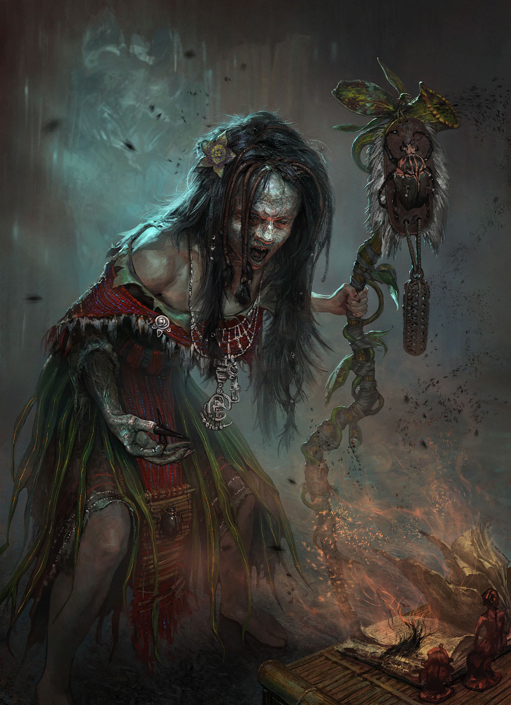 fantasy witch art