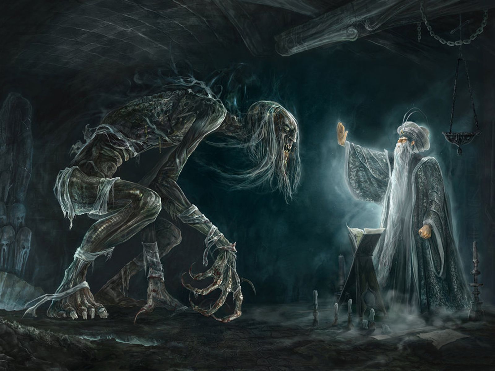 Fantasy Sorcerer Art by Ertaç Altınöz