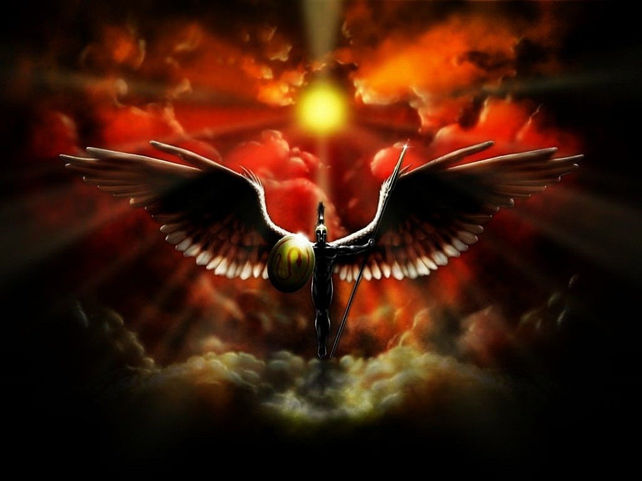 Download Fantasy Angel Warrior Art