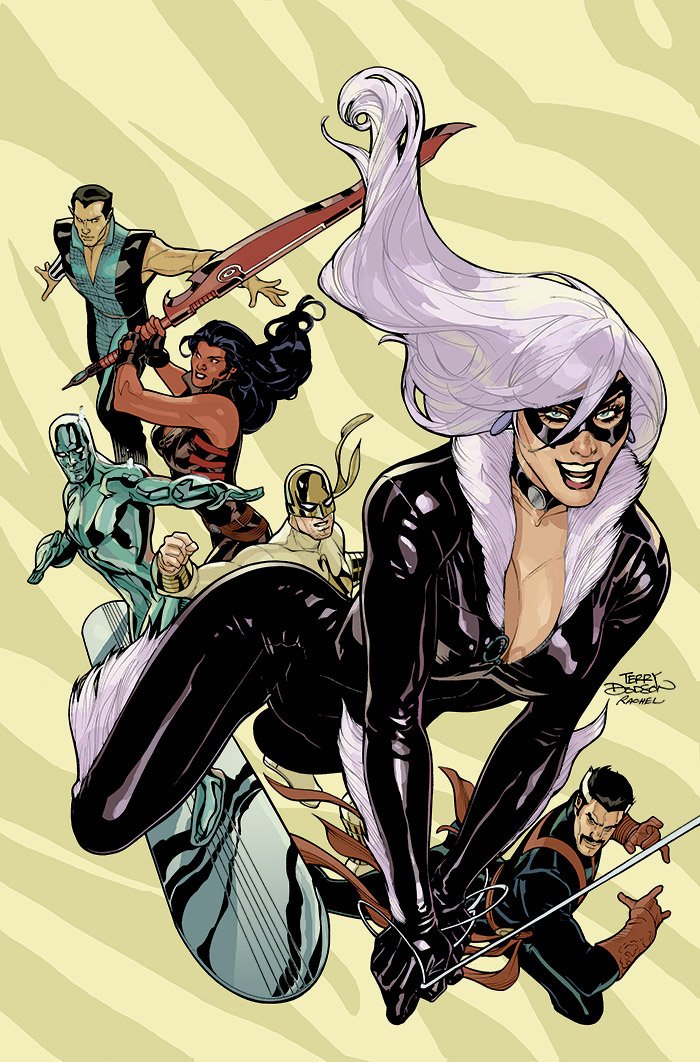 Download Doctor Strange Silver Surfer Iron Fist (Marvel Comics) Red She-Hulk Black Cat (Marvel Comics) Namor The Sub-Mariner Comic Art