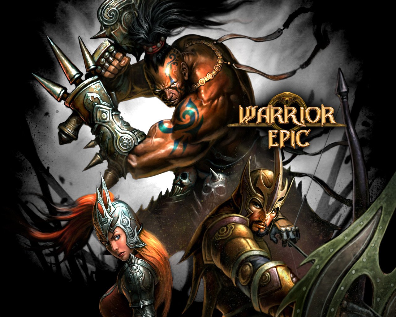Download Video Game Warrior Epic Art