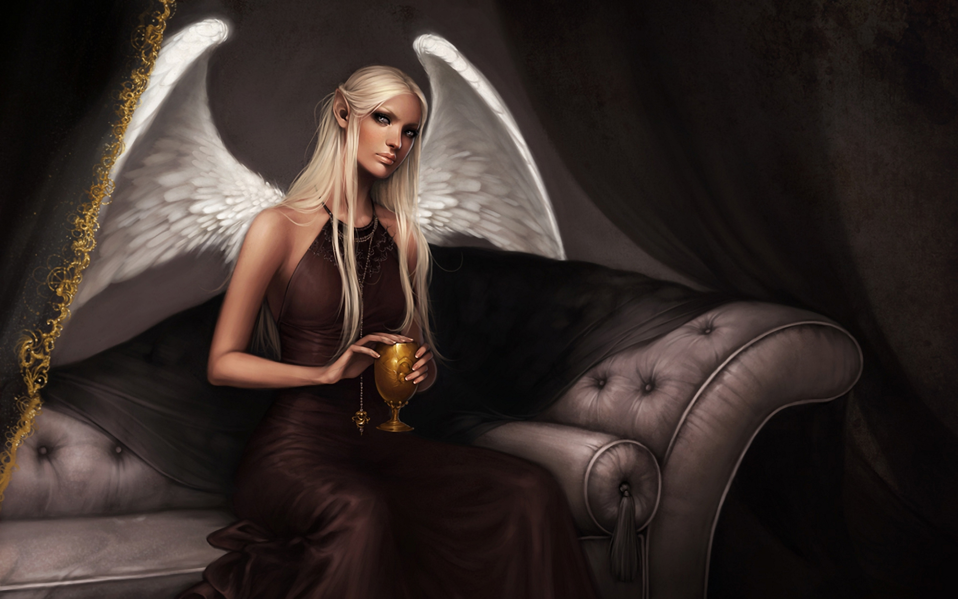 Fantasy Angel Art by Knight LTD