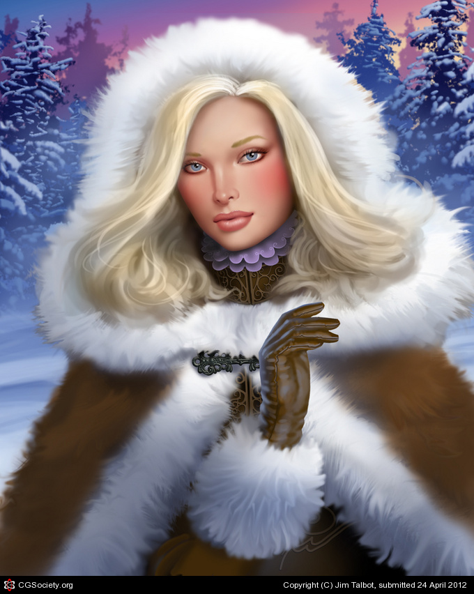 Снежная королева зимняя одежда