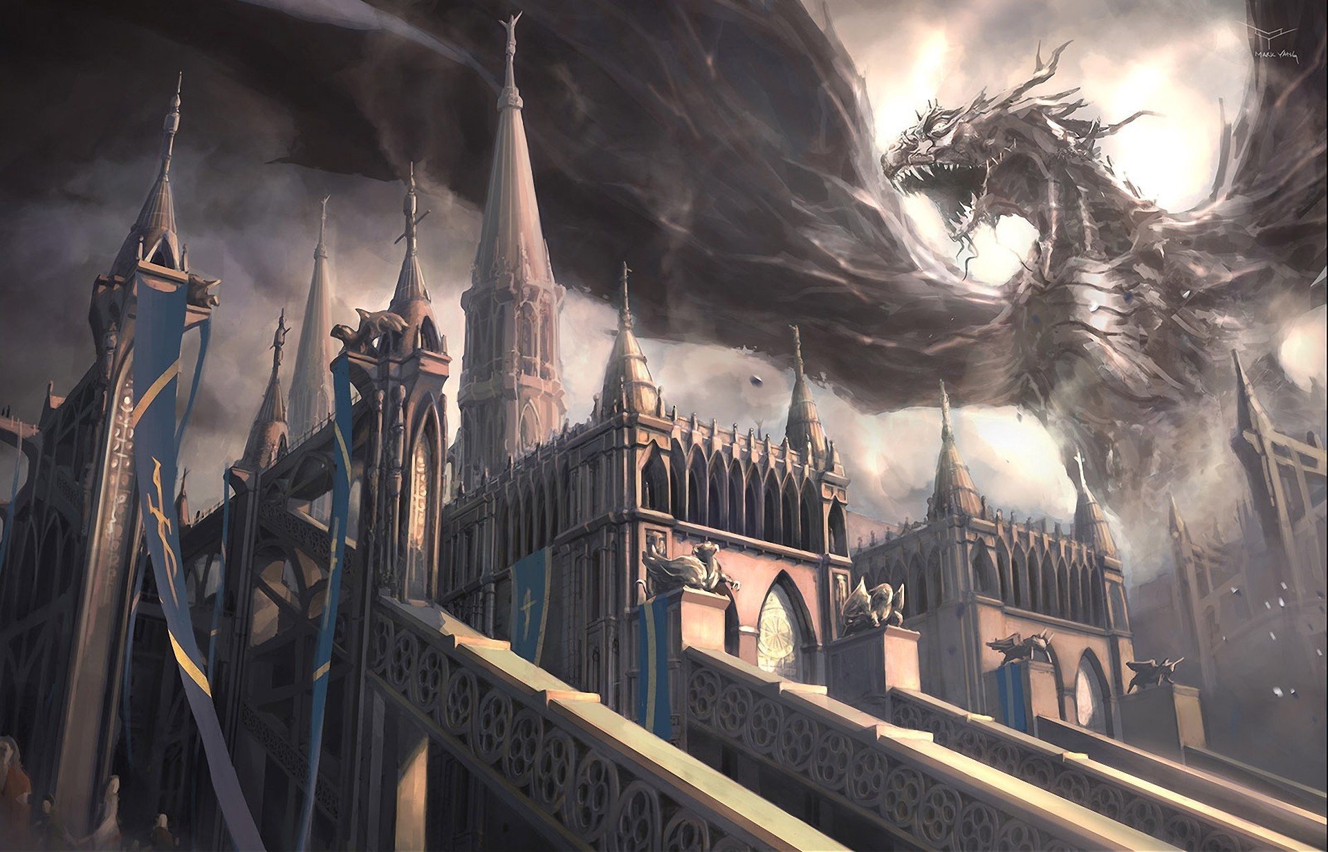 Fantasy Dragon Art by Allen Douglas