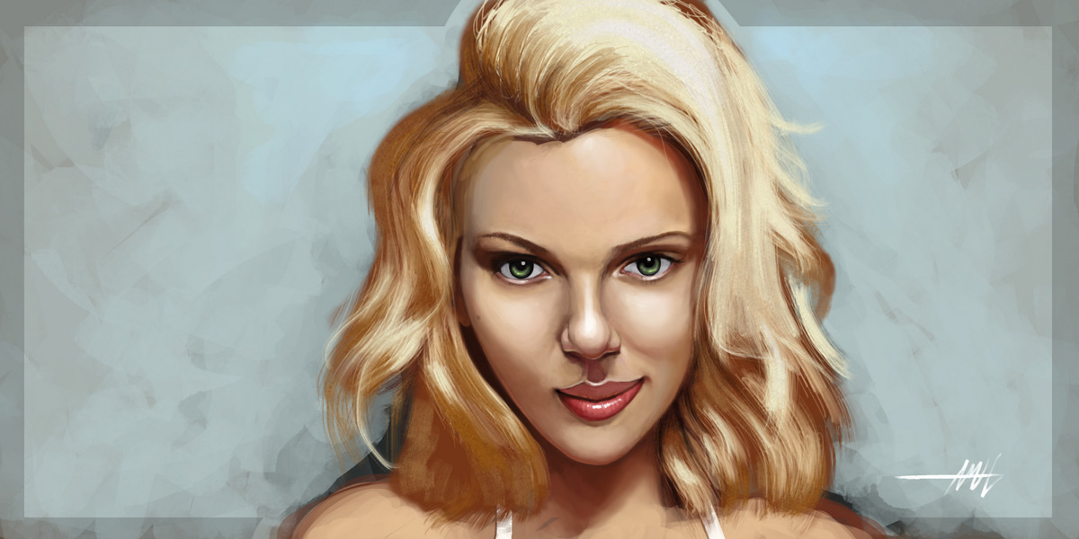 Scarlett Johansson Art