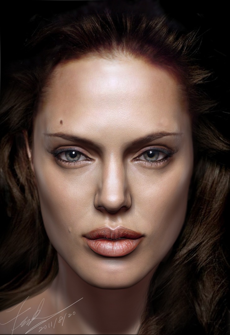 Angelina Jolie Art