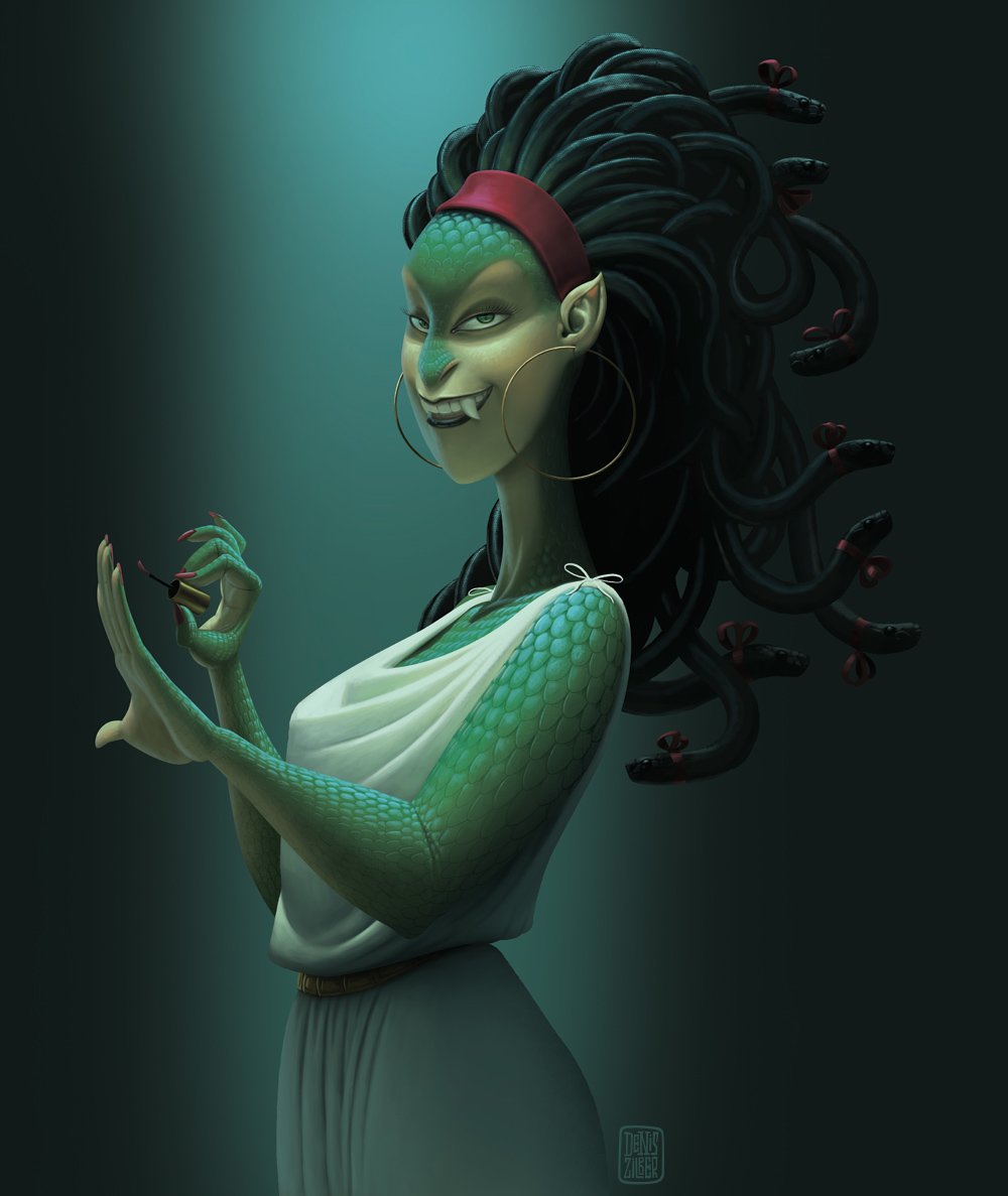 Fantasy Medusa Art