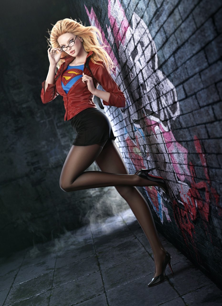 Download Kara Danvers Comic Supergirl Art