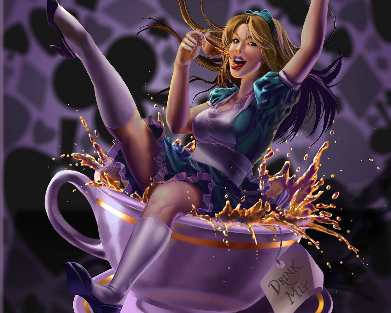 Alice's Tea Party by Gizenya