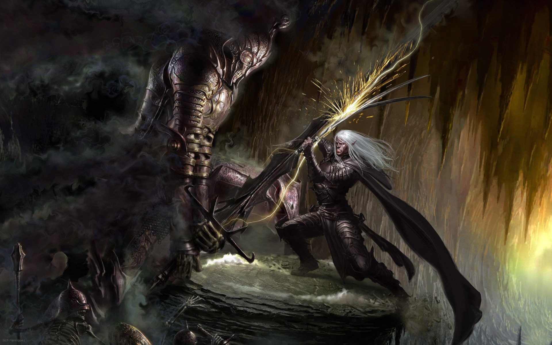 Drizzt Do'Urden From The Dungeons & Dragons Fantasy role-playing game. by Selt85