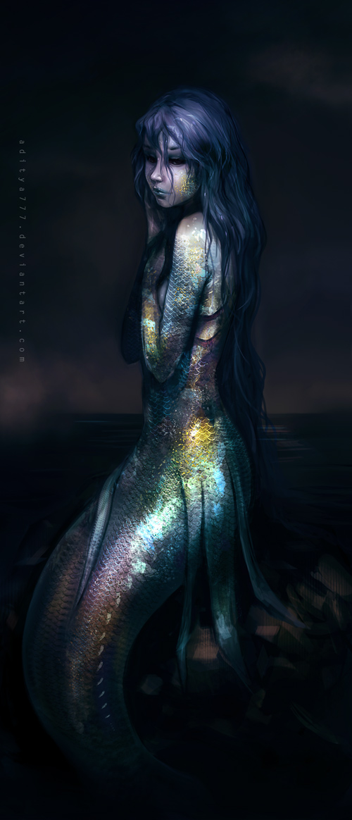 Fantasy Mermaid Art by Aditya777