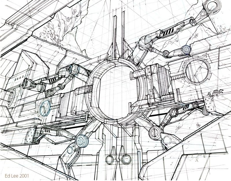 Download Sci Fi Sketch Art
