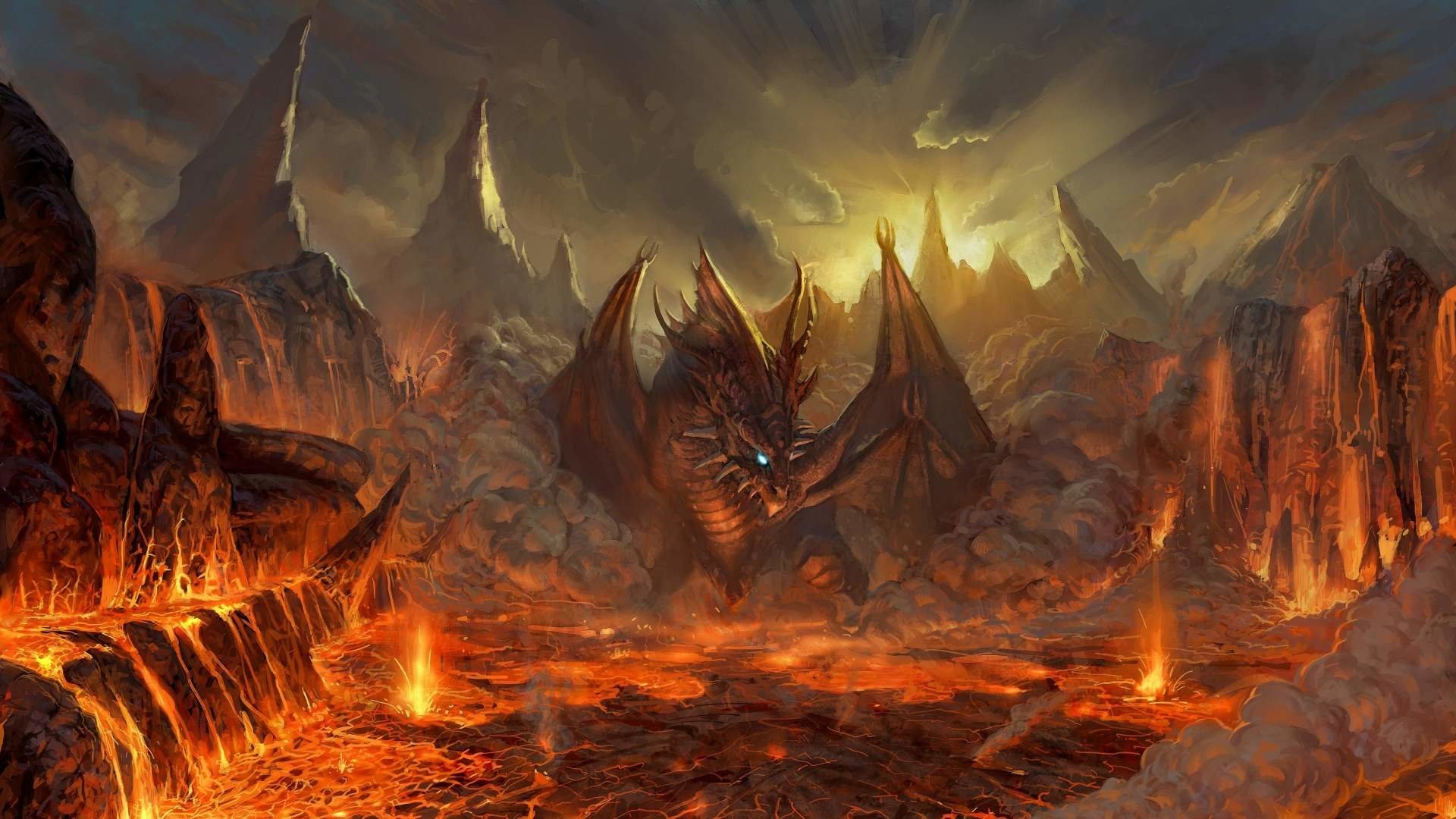 Download Fantasy Dragon Red Dragon Art