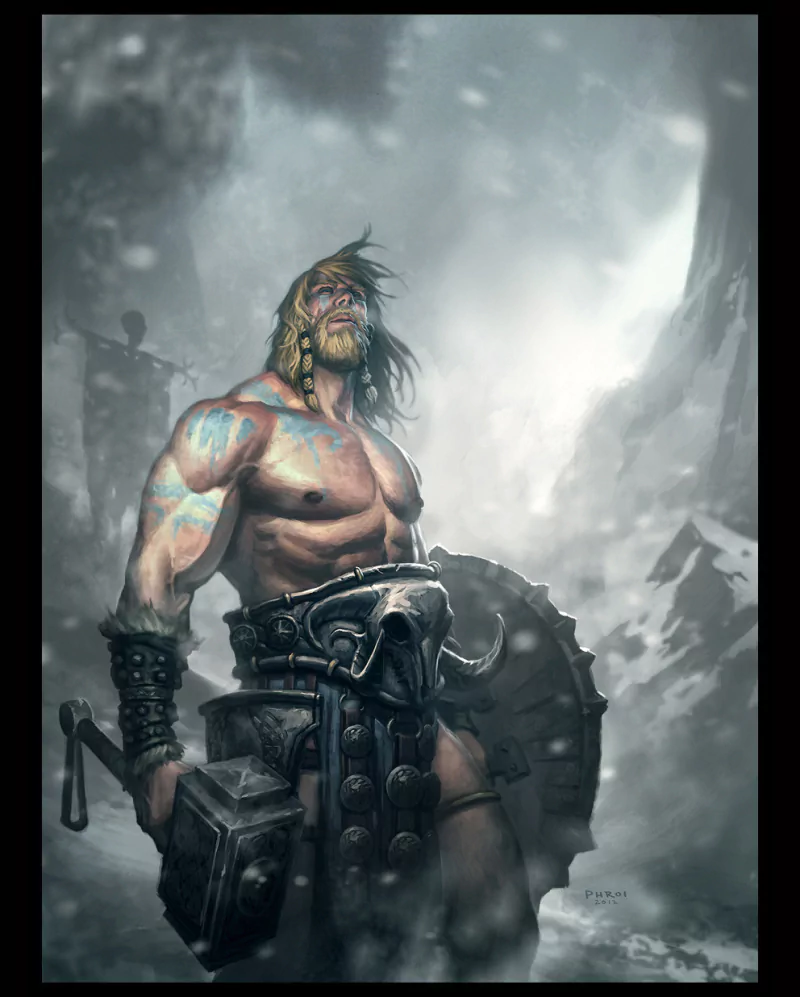 fantasy warrior fantasy warrior barbarian Image