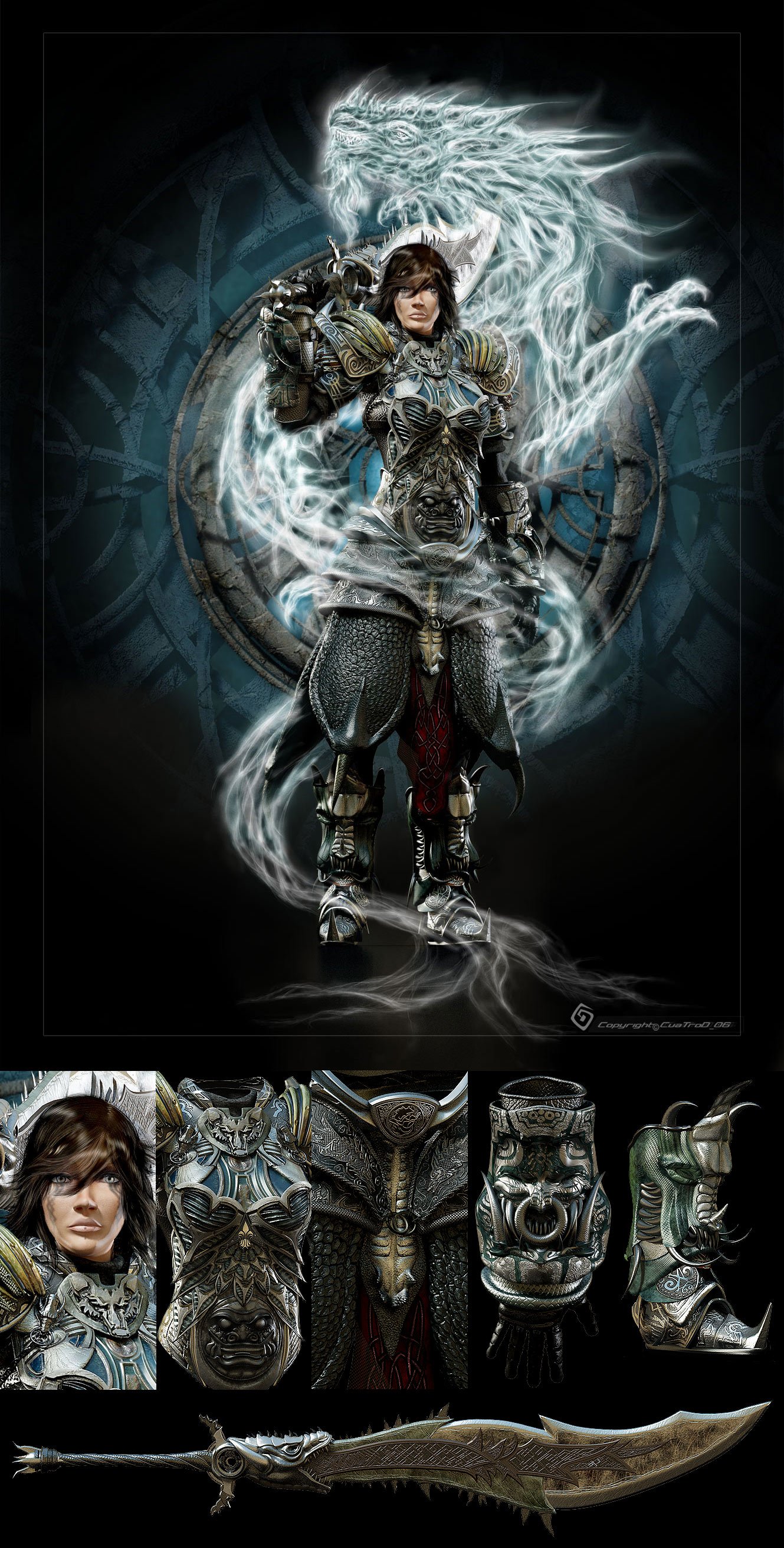 Download Fantasy Warrior Fantasy Warrior Art, image size:1329x2622