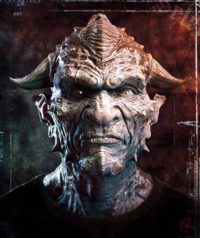  Monster head by Bad_Koala