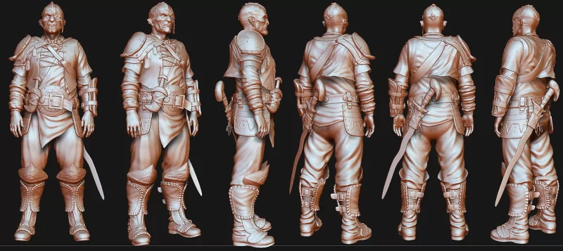  monster warrior by Bad_Koala