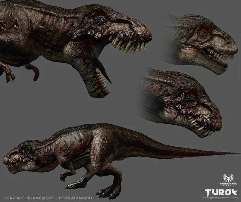  Scarface Turok Boss Creature by Hebs