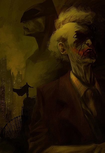 Joker & batman  by morganY