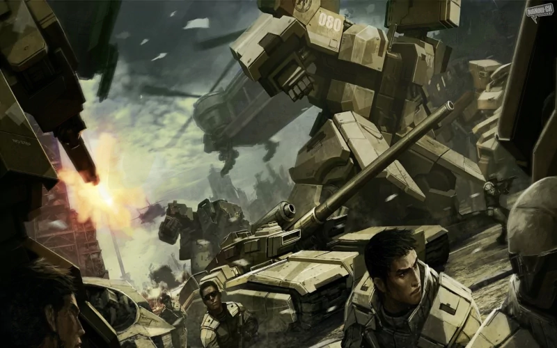 video game Front Mission Evolved Image