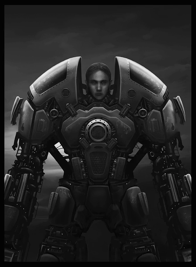  self portrait in grey by spyroteknik