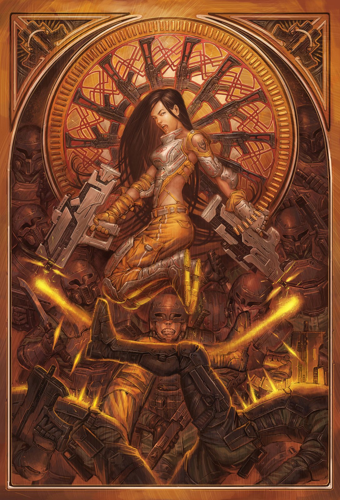 Download Sci Fi Woman Warrior Art