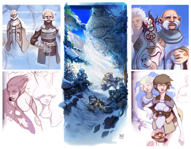  Fading Oasis - Sketches by JoshuaTheJames