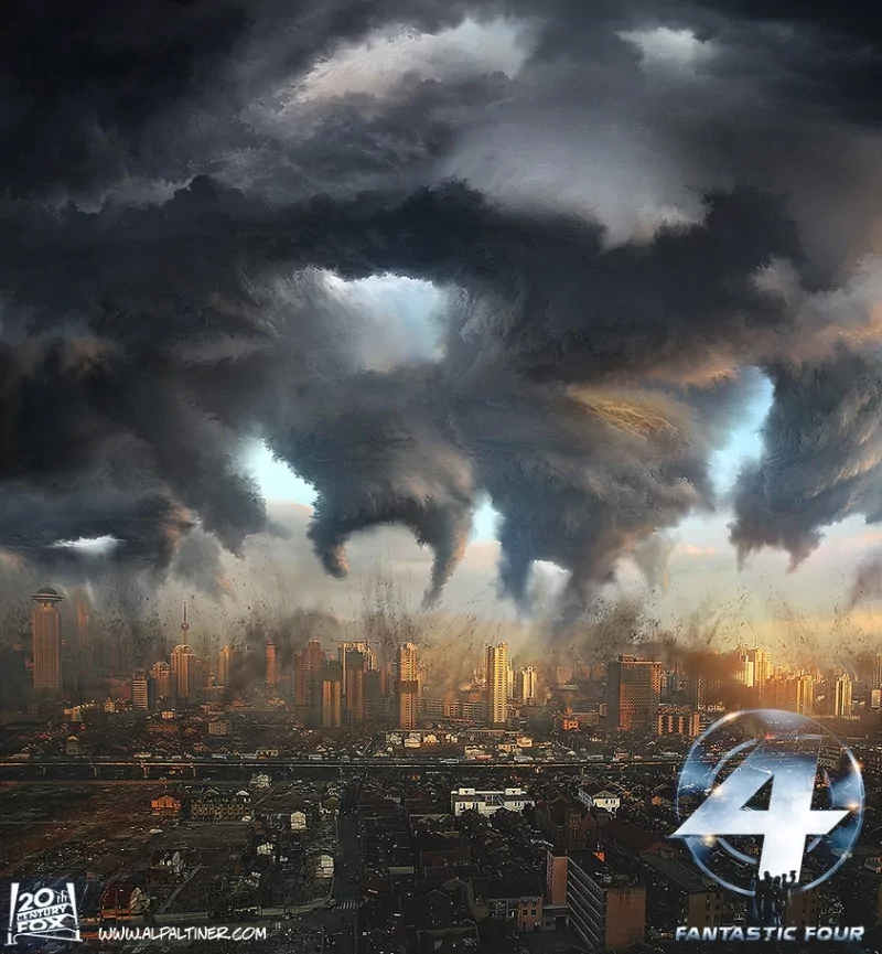  Fantastic Four Rise of the Silver Surfer Movie Concept Art 