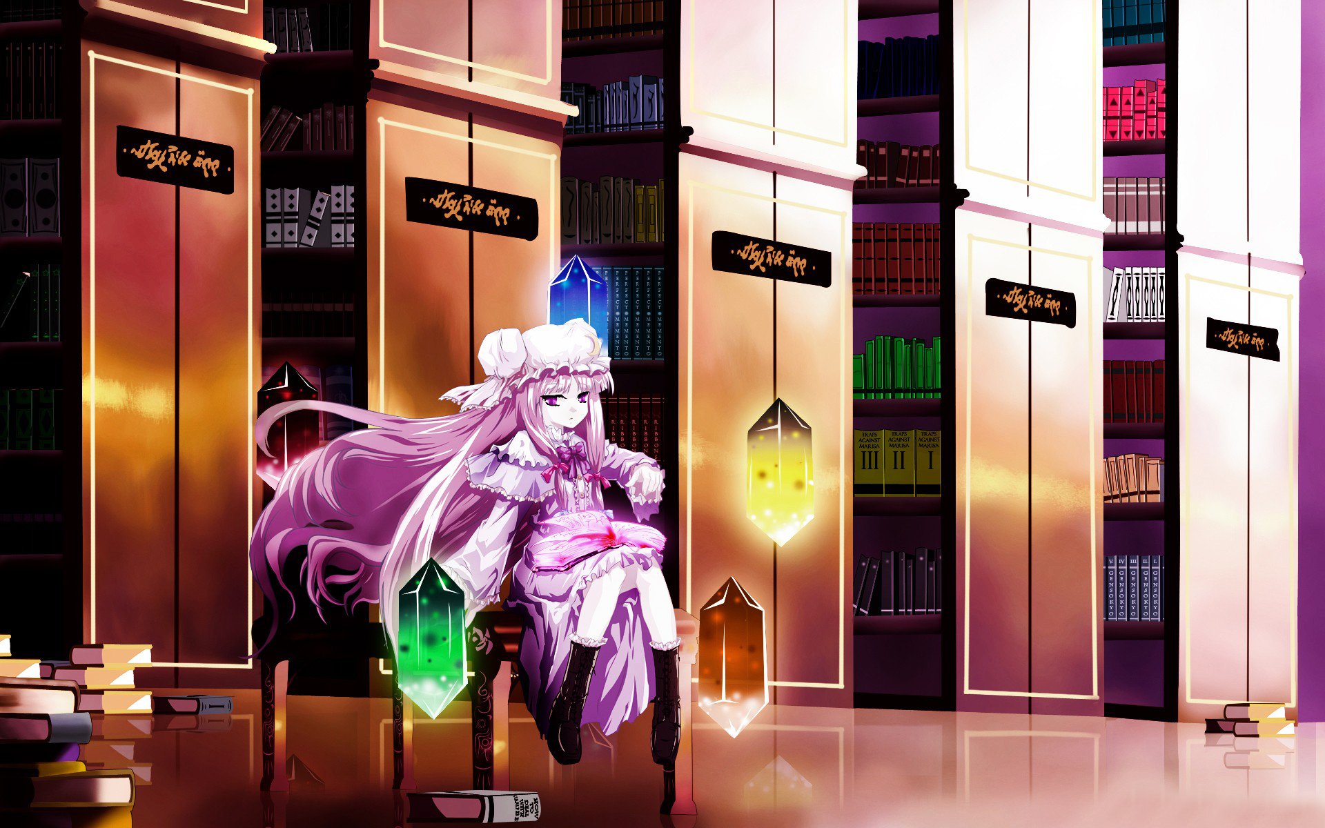 Download Patchouli Knowledge Anime Touhou Art